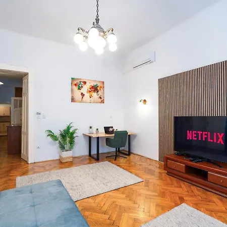 شقة Beautiful Spacious Three-room Close To Buda Castle *
